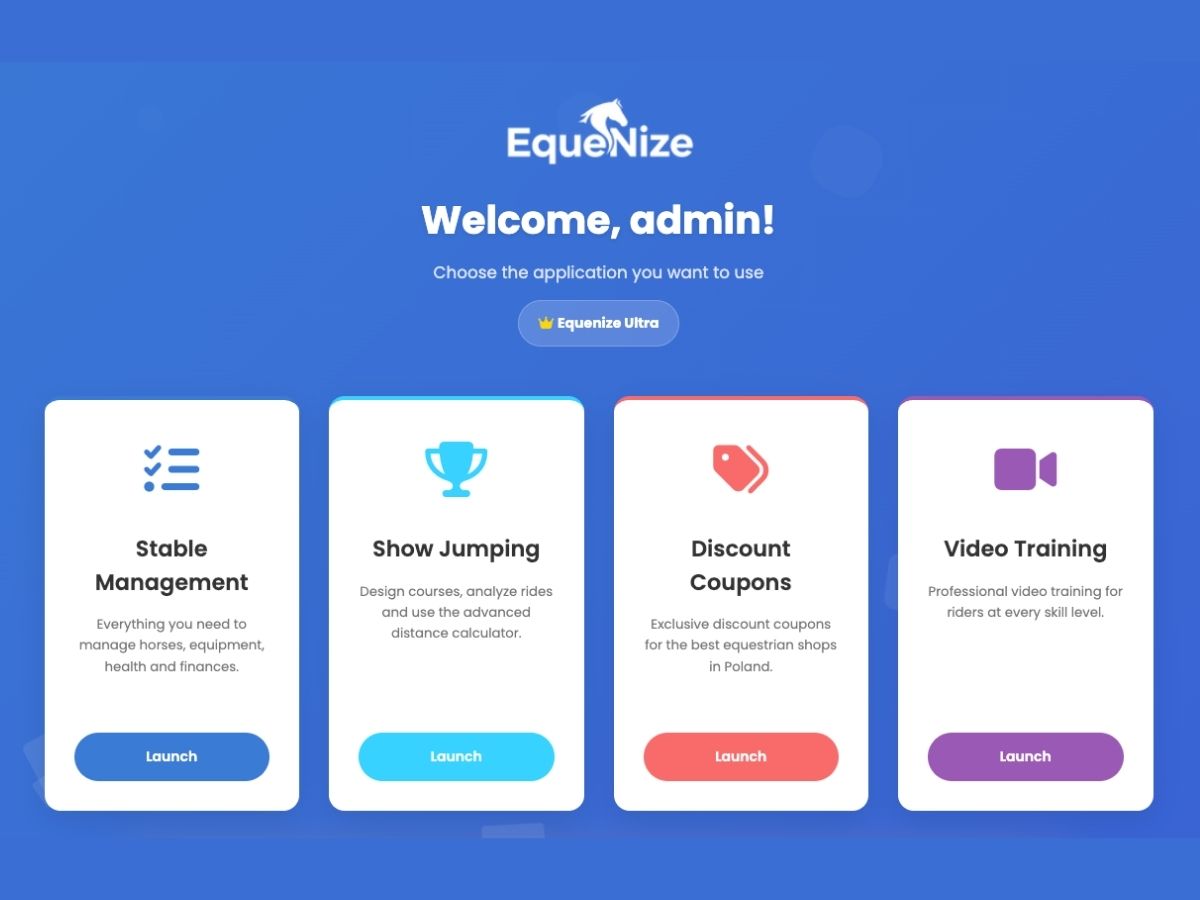 Equenize Dashboard